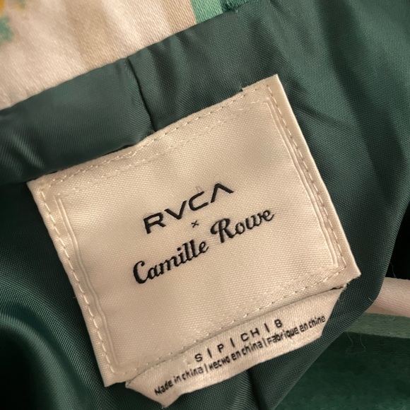 RVCA x Camille Row Striped Jacket Pants Set 27 S - Picture 8 of 10